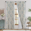 jinchan Blackout Floral Curtains by JINCHAN