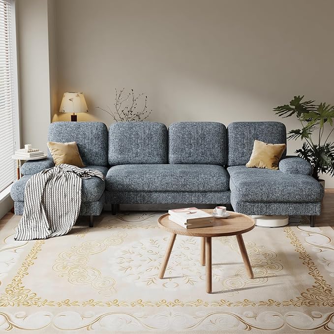 DUMOS Sectional Couches for Living Room, U Shaped Couch by DumosLifestyle
