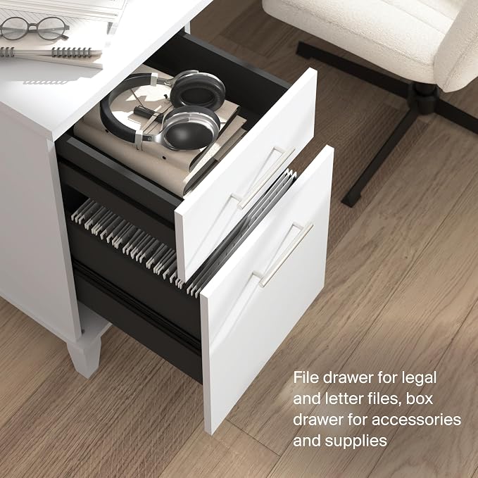 Bush Home 60-Inch L-Shaped Desk - Image 6