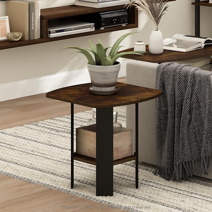 Furinno Simple Design End Side Night Stand/Bedside Table - Image 2