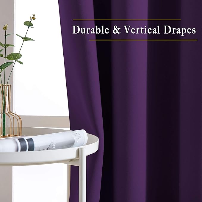 NICETOWN Insulated Curtains Blackout Draperies - Image 3