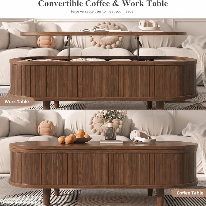 Easyego Oval Lift Top Coffee Table - Image 5