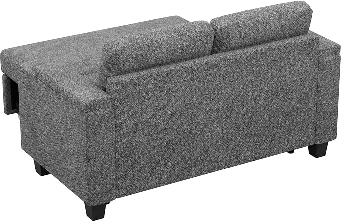 Belffin Chenille Sectional Sleeper Sofa - Image 9