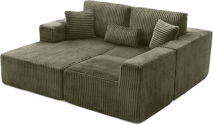 L Shaped Modular Boneless Sectional Couches - Image 5