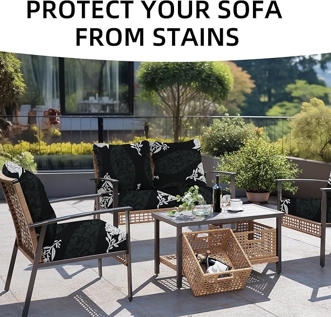 Outdoor Cushion Covers Set, Replacement - Image 4