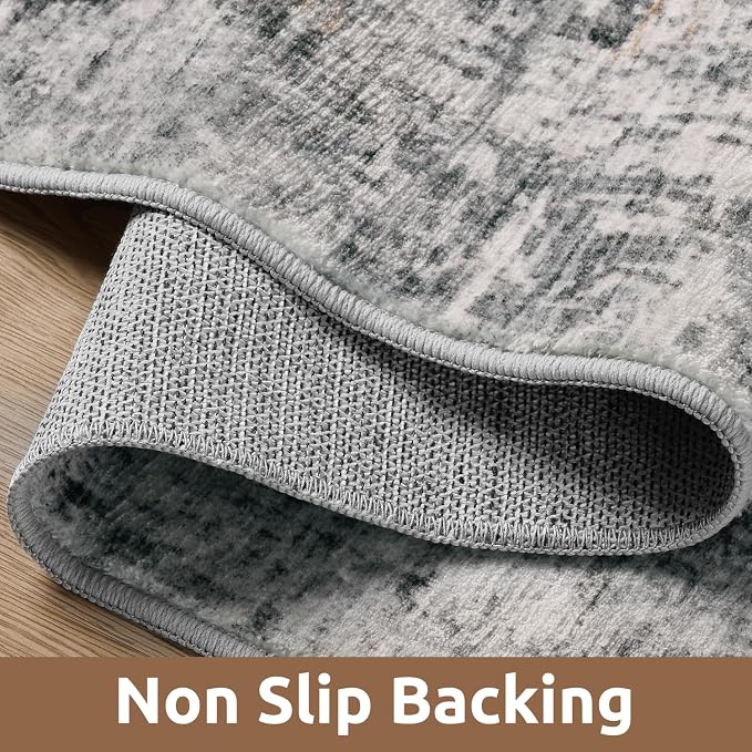9 x 12 Area Rugs for Living Room, Machine Washable Non Slip Rug Ultra Soft Low - Image 3
