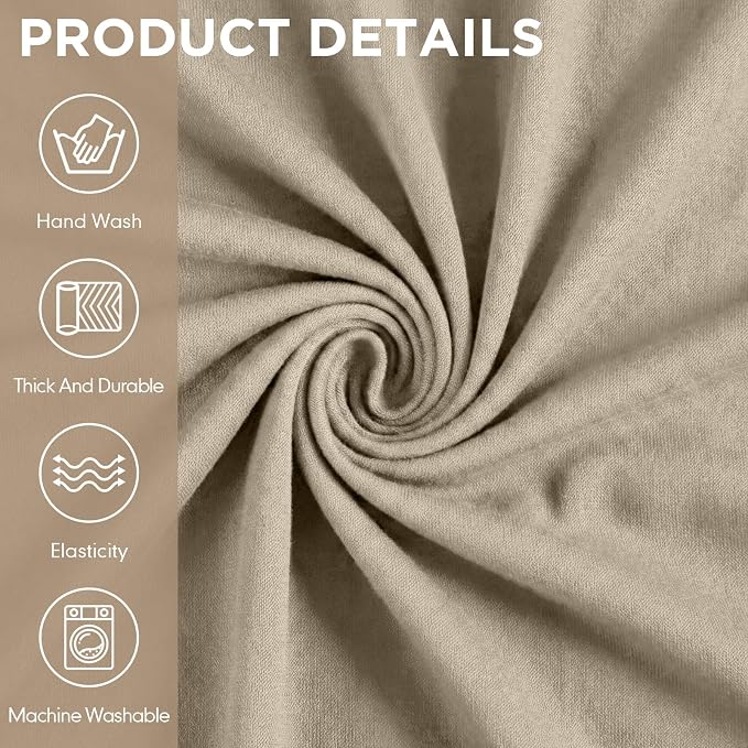 HunnmingRe Sofa Covers for 3 Cushion Couch Stretch Sofa and Loveseat Covers Set - Image 5