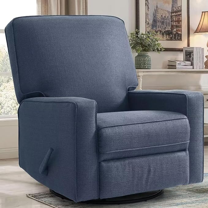 Harkawon Swivel Rocker Recliner Chair, Glider Rocker Recliner, Rocking Chairs by Harkawon