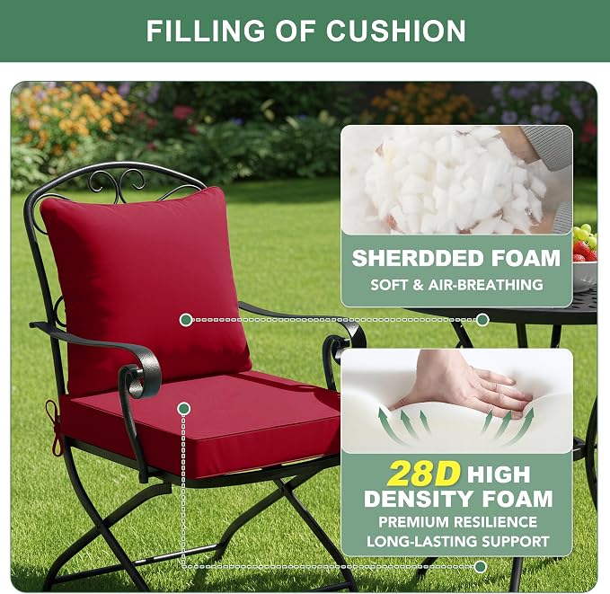 Summsun Waterproof Patio Cushions - Image 4