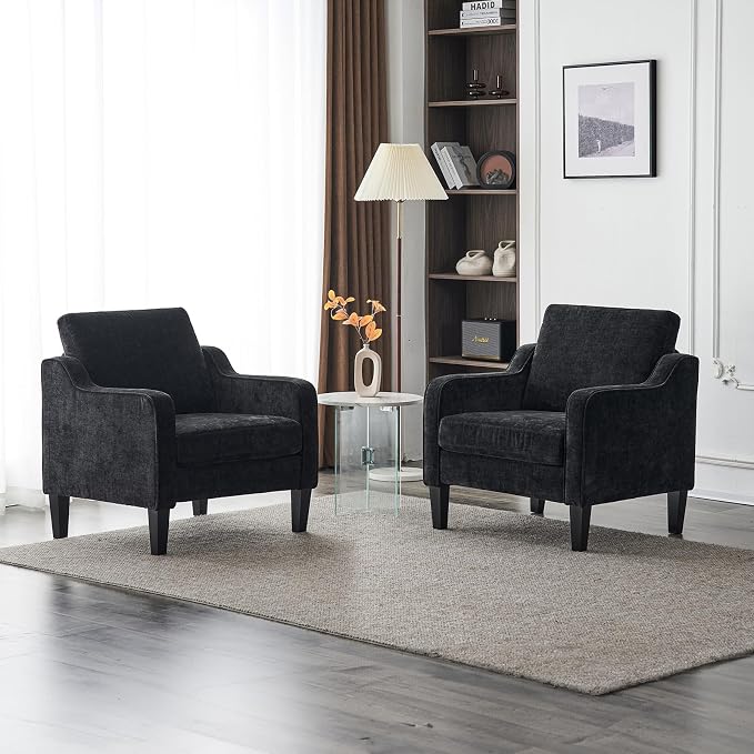 VINGLI Mid Century Modern Accent Chairs - Image 9