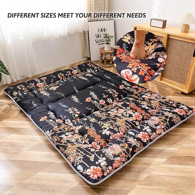MAXYOYO Japanese Futon Mattress Floor Mattress Sleeping Pad Foldable Mat Roll - Image 2