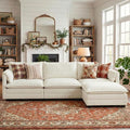 ELUCHANG 113'' Modular Sectional Cloud Couch, Modern Comfy Chenille L Shaped by ELUCHANG