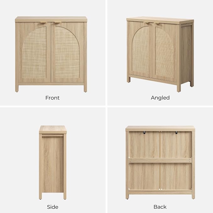 SICOTAS Rattan Sideboard Buffet Cabinet - Image 9