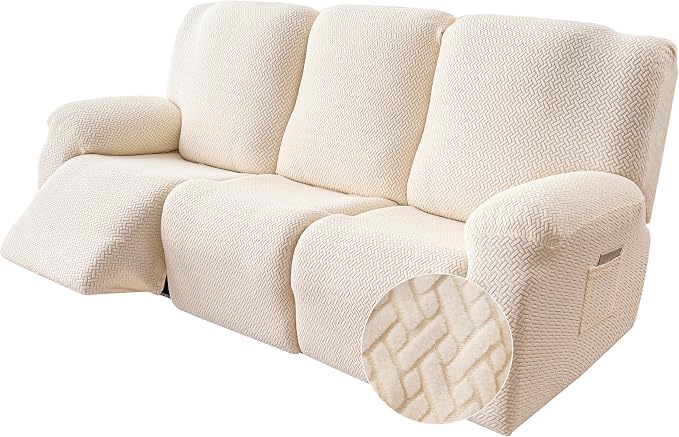 Genina Recliner Sofa Cover Stretch Couch Covers, Sofa Slipcover by Genina