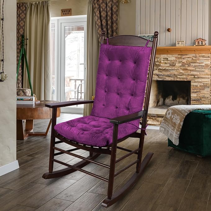 ELFJOY Rocking Chair Cushion Large Rocking Chair Pads - Image 5