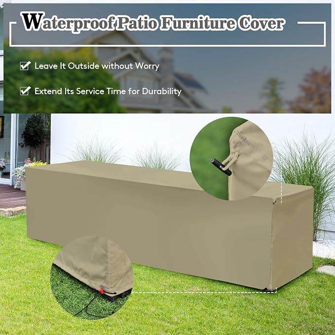 Tangkula 8 Pieces Patio Furniture Set - Image 6
