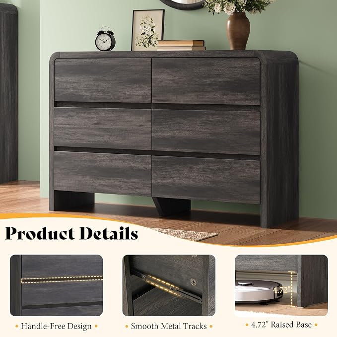 AMERLIFE Modern 3-Piece Bedroom Furniture Set - Image 4
