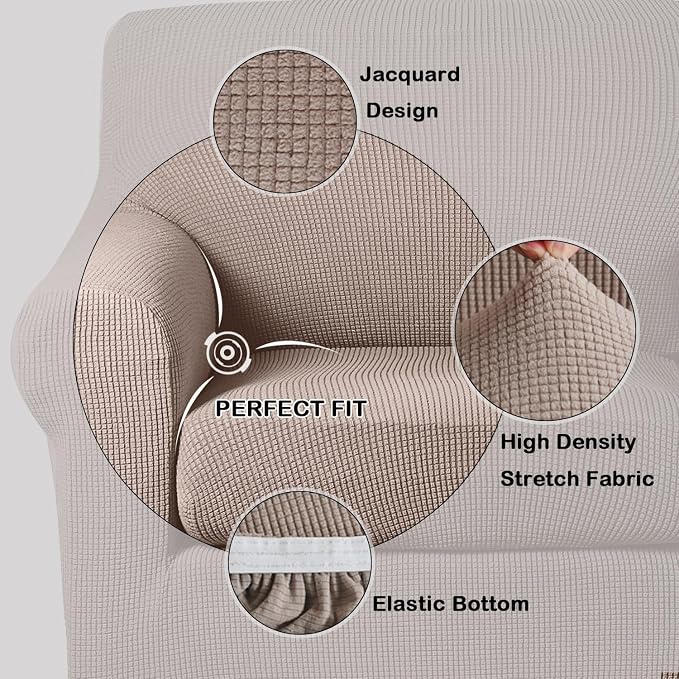 Turquoize 2 Piece Chair Covers Chair Slipcovers - Image 3