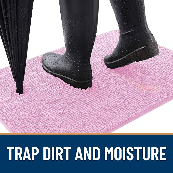 OLANLY Dog Door Mat for Muddy Paws 47x24, Absorbs Moisture and Dirt, Absorbent - Image 2