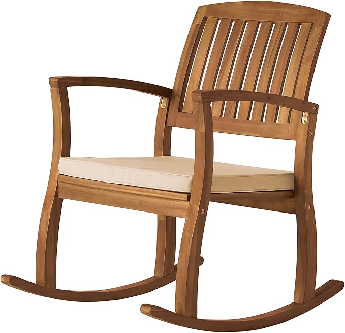 Christopher Knight Home Selma Acacia Rocking Chairs - Image 9