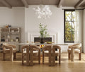Hyfirm Upholstered Barrel Dining Chairs Set of 6, Khaki Velvet Kitchen Accent by Hyfirm