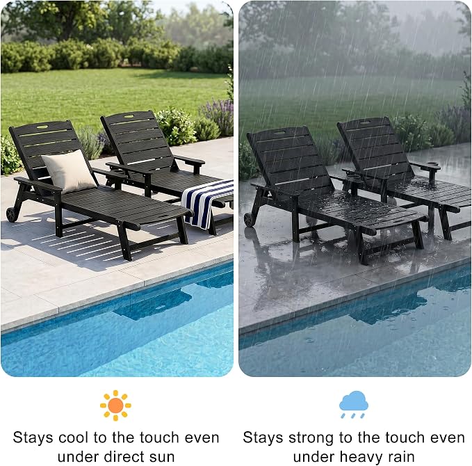 Outdoor Lounge Chair Set of 2 - Image 7