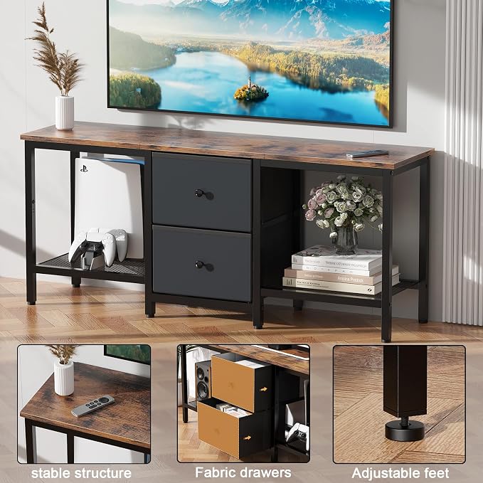 TV Stand Suitable for TVs up to 55 Inches, Entertainment Center - Image 4