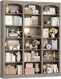 FACBOTALL 71" Triple Wide Bookshelf, 6 Tier Tall Bookshelf, Large Bookcase by FACBOTALL