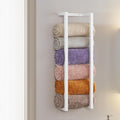 Towel Rack for Rolled Towels, Towel Rack for Bathroom, Wall Mounted Metal by Roeveca