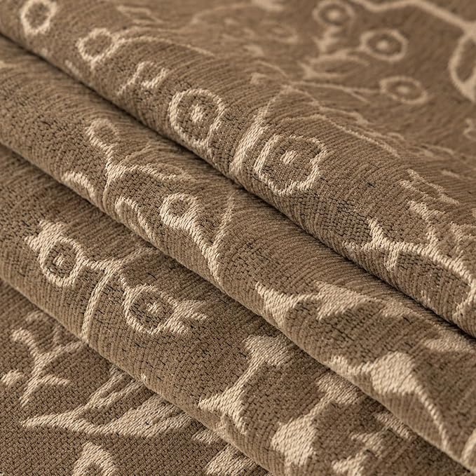 VClife Vintage Floral Bohemain Couch Cover, Soft Breathable Chenille Sofa Cover - Image 3