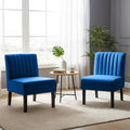 Container Furniture Direct Reese Mid Century Modern Accent Chairs Set of 2 by ContainerDirect