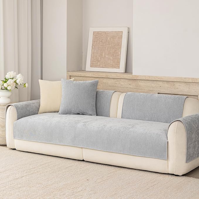 Premium Chenille Sofa Cushion Covers，Upgraded Anti-Slip Sectional Couch - Image 8