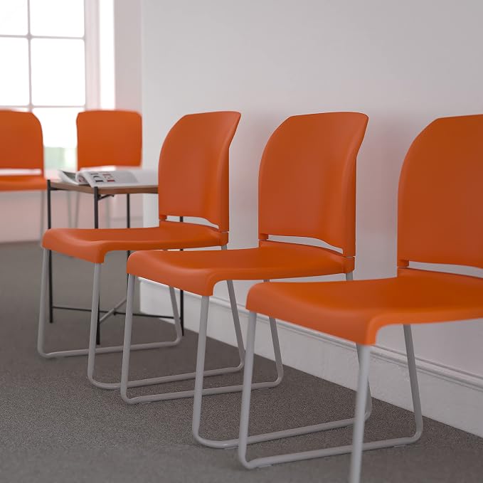 Flash Furniture Hercules Series Contoured Stacking Chairs - Image 2