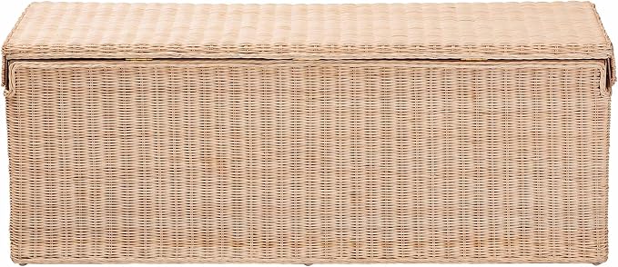 Bali & pari Damita Scallop Natural Rattan Chest - Image 6