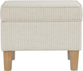 HomePop Home Decor | Upholstered Modern Rectangular Storage Ottoman | Hinged by HomePop