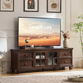 SAVOR LIFE Farmhouse TV Stands for Living Room, Wood TV Console by SAVORLIFEFurniture