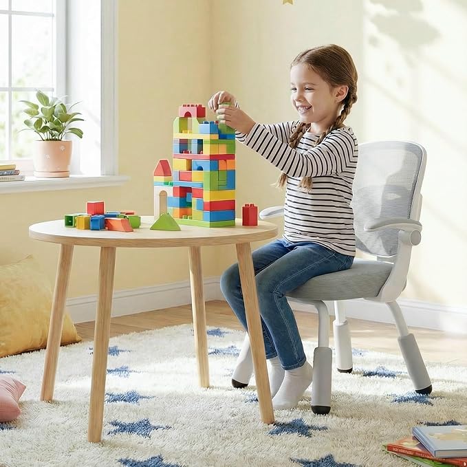 ERIYA Kids Desk Chair, Kids Study Chair, Height-Adjustable - Image 5