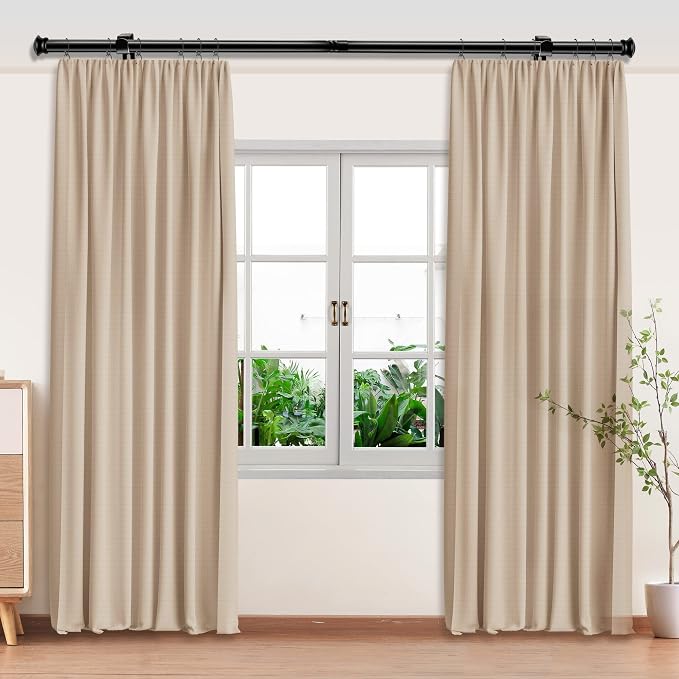 Standard Decorative Window Curtain Rods 30 to 116 Inch, 5/8 Inch Diameter Small - Image 7
