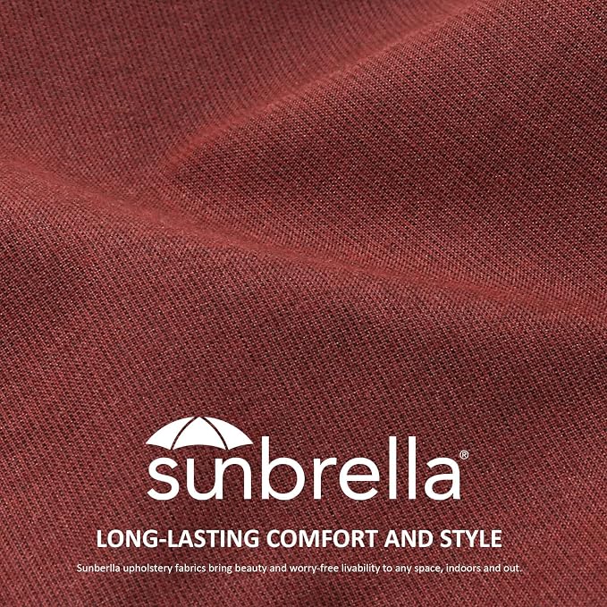 Unimatta Sunbrella Outdoor High Back Chair Cushion Seat Pads, 44 x 21 Inch - Image 2