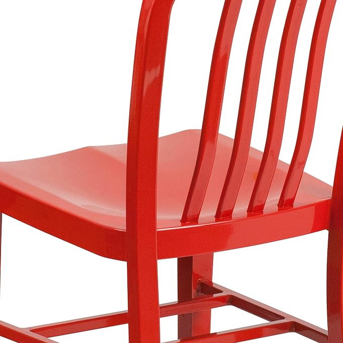 Flash Furniture Gael Indoor/Outdoor Modern Metal Dining Chairs, - Image 11