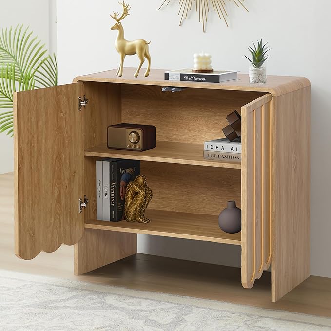ORRD Accent Sideboard Buffet Cabinet, Storage Cabinets - Image 4