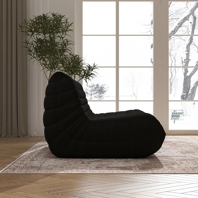 Bean Bag Chair, Loveseat Fireside Chair Bean Bag Sofa Large Bean Bag Chair - Image 7