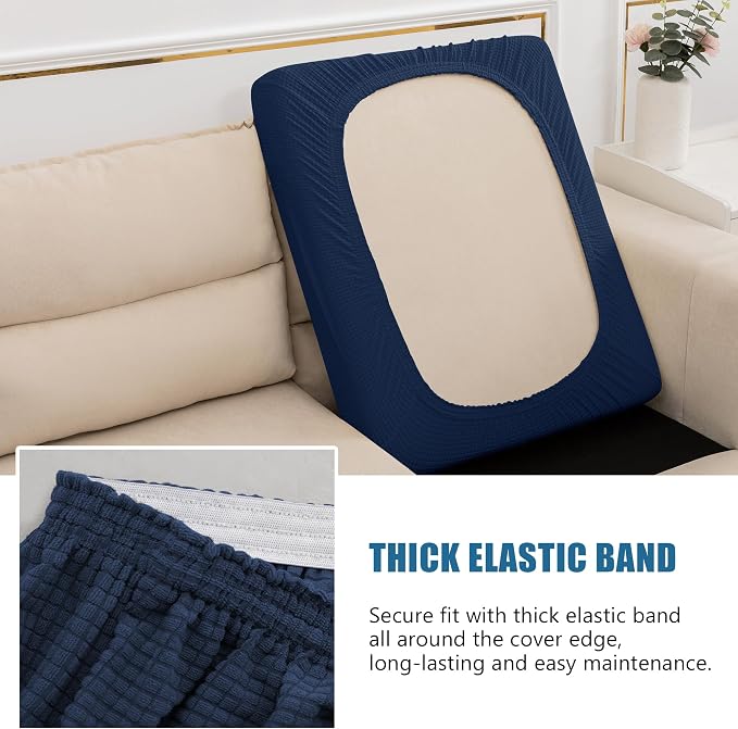 Water Repellent Couch Cushion Cover Stretch, Seat Cushion Cover, Armchair Cover - Image 6