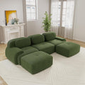 Boneless Sectional Couch, No Assembly Required, 117.3” U Shaped Modular Cloud by ModonChicSofasCouches