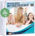 Utopia Bedding King Size Mattress Protector Zippered, 100% Waterproof Bed Bug by UTOPIABEDDING