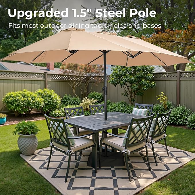 SUPERJARE 13FT Outdoor Patio Umbrella - Image 2