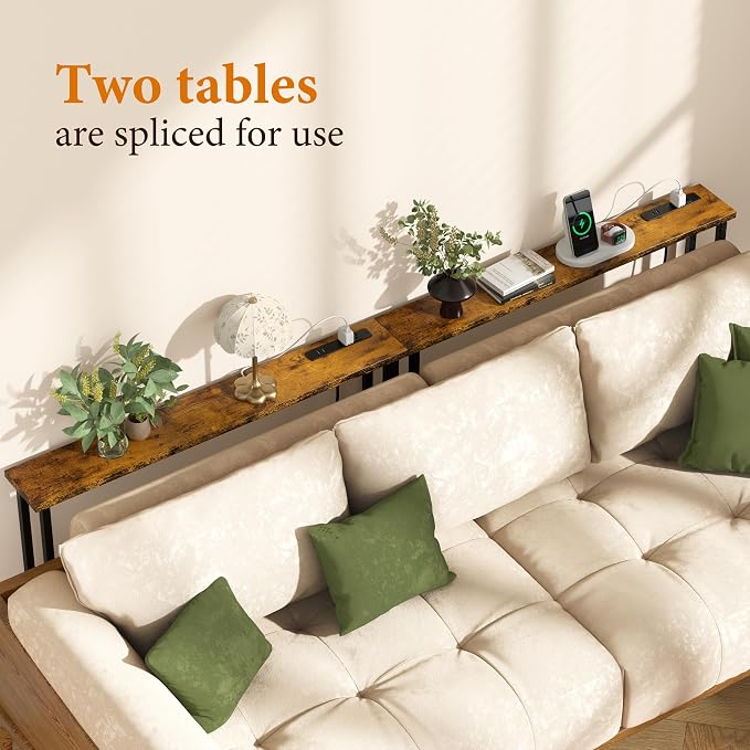 Keelian 39" Sofa Table Narrow Long - Image 6