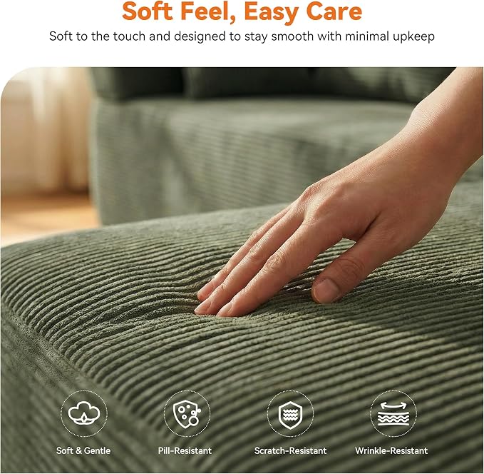 MONVANE 106" Cloud Sectional Couch - Image 7