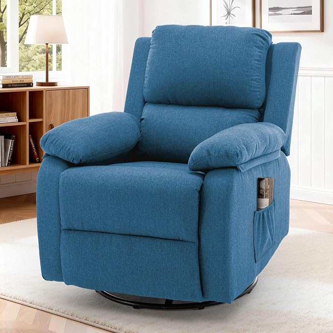 Korser Recliner Chair, 360 Swivel Rocker Chair - Image 8