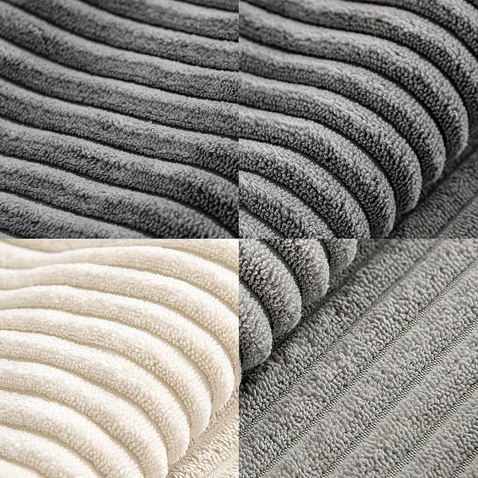 MIULEE Neutral Grey Decorative Throw Pillow Covers 20x20 Inch Set of 4 Modern - Image 7